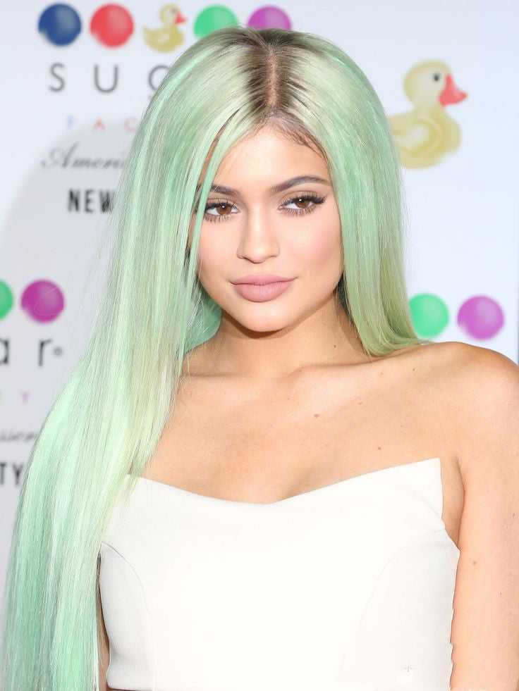 Medium And Large Scalp Dyed Gradual Long Straight Hair