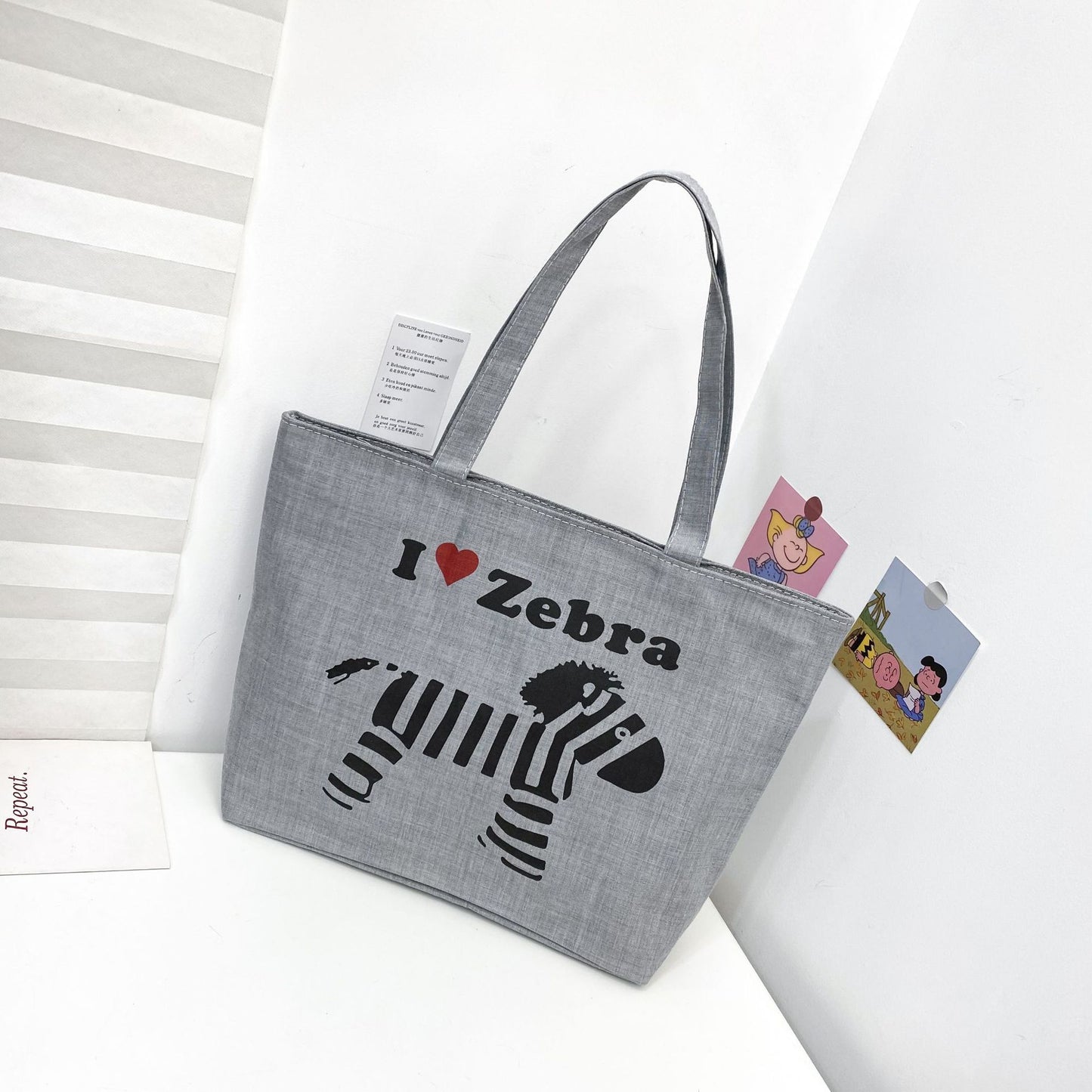 Casual Student Shoulder Tote Shopping Bag