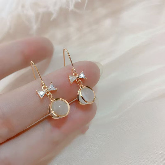 Cute Bow Women's Versatile Earrings