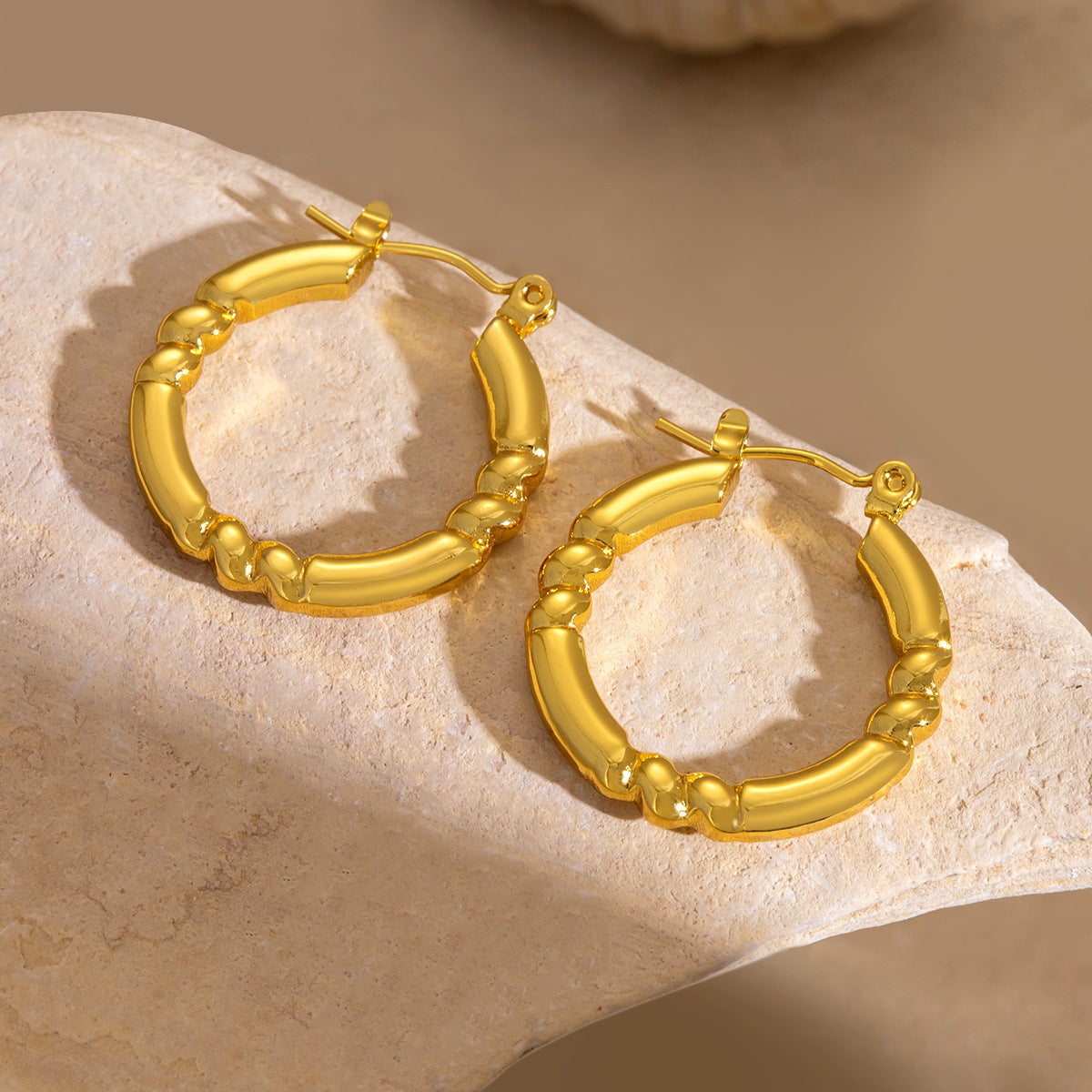 Titanium Steel Hydraulic Earrings That Wont Fade