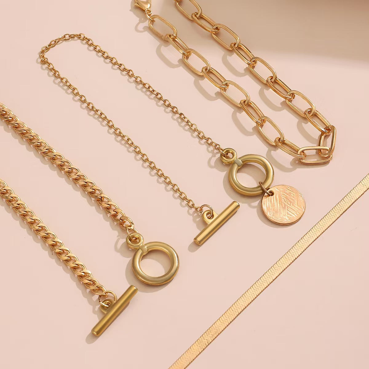 Hip-hop Snakebone Chain Trendy Jewelry Set