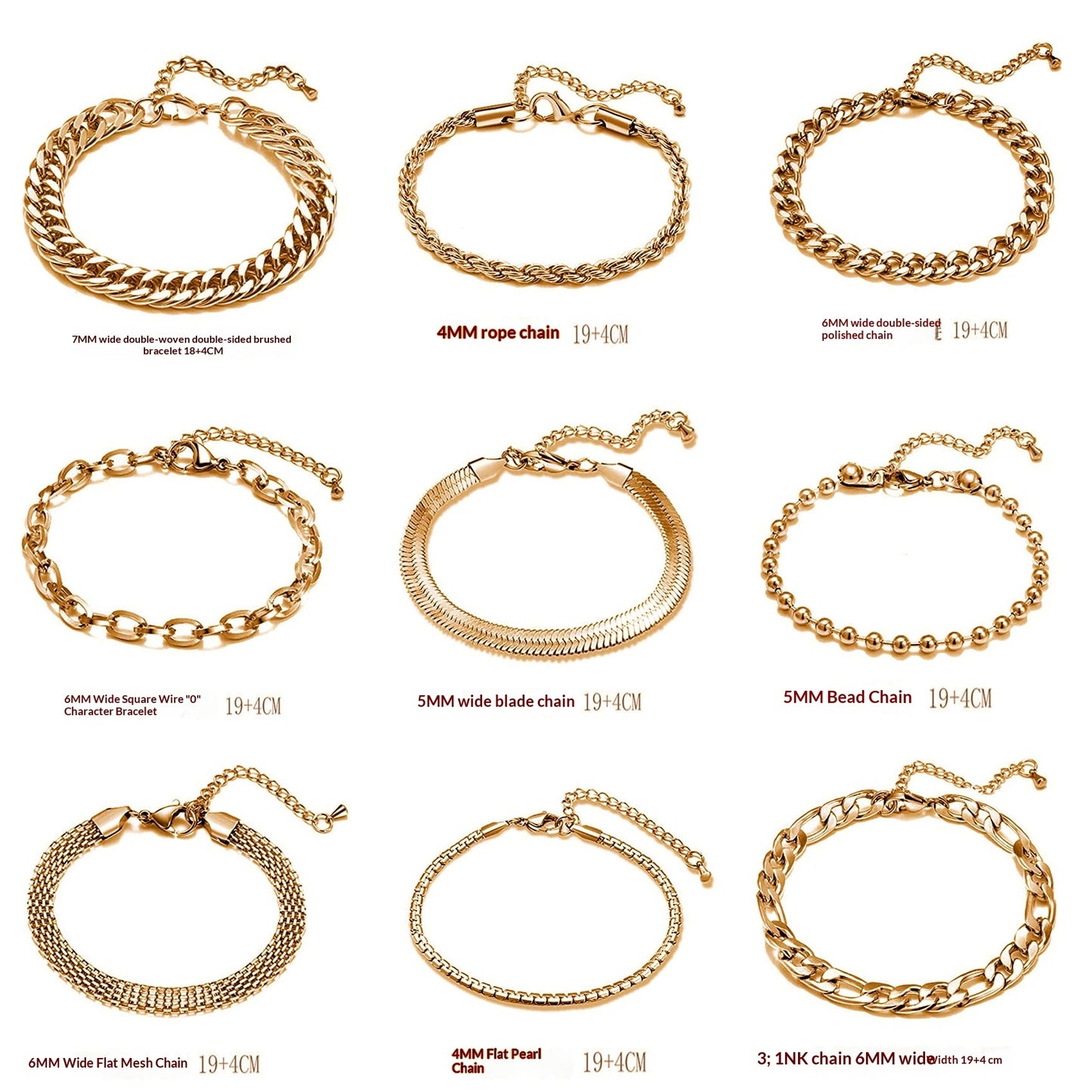 Retro Artistic Trendy Mens Minimalist Titanium Steel Bracelet