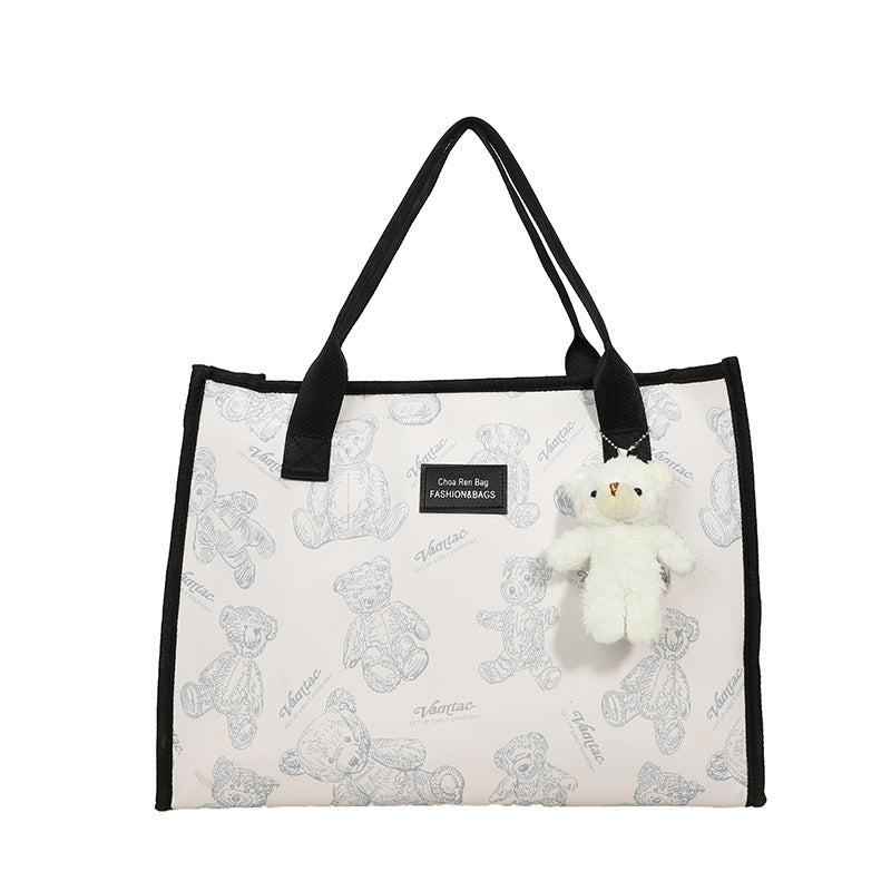 Women's Large Capacity Portable Printed Tote