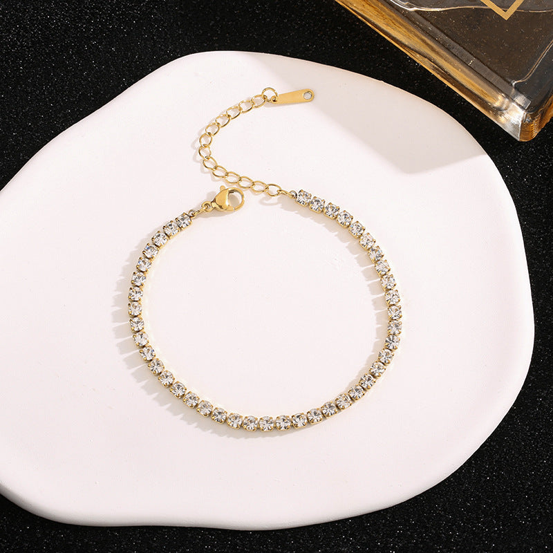 Multi-row Fully Paved Micro-pave Zircon Jewelry Bracelets