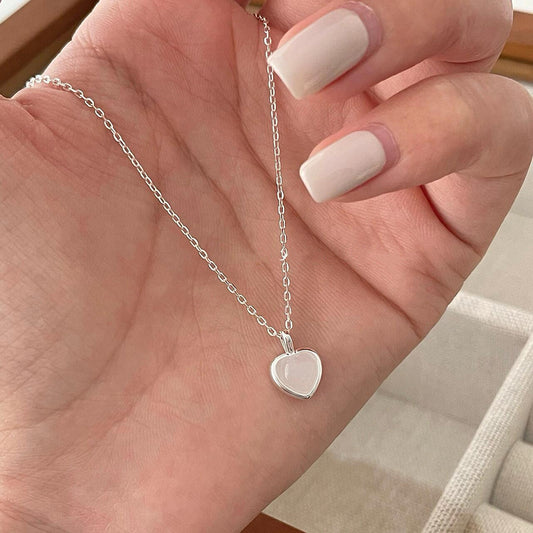 Sweet Pendant Rock Candy Heart Clavicle Necklace