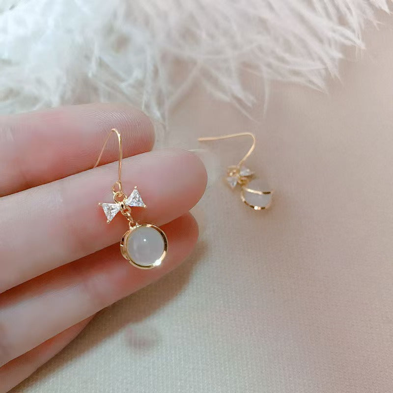 Cute Bow Women's Versatile Earrings