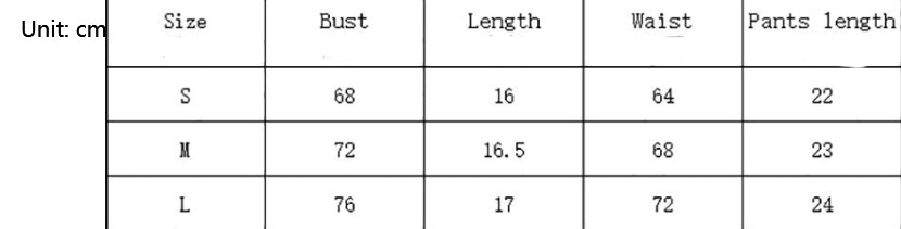 Ladies' Mesh Three-point Two-piece Set