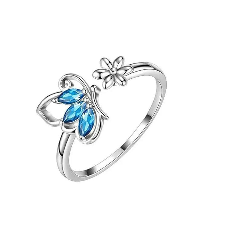 Butterfly Ring For Women European And American-style Animal Jewelry