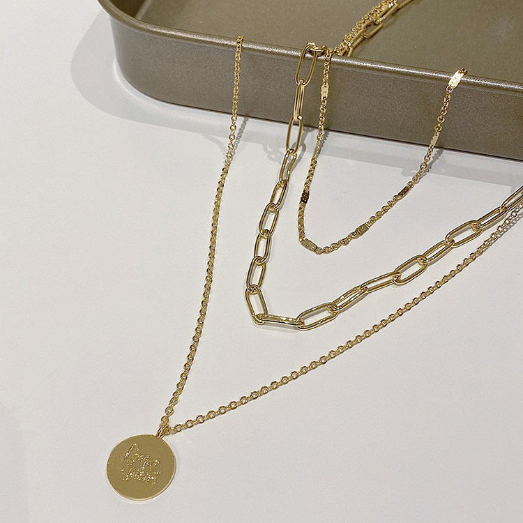 Multi-Layered Sweater Chain For Women Long Necklace Style